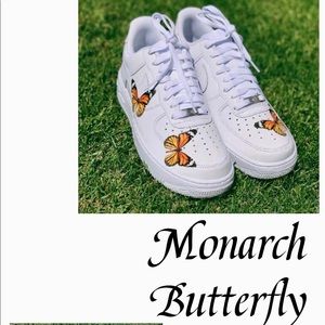 Custom Air Force 1 Monarch Butterflies